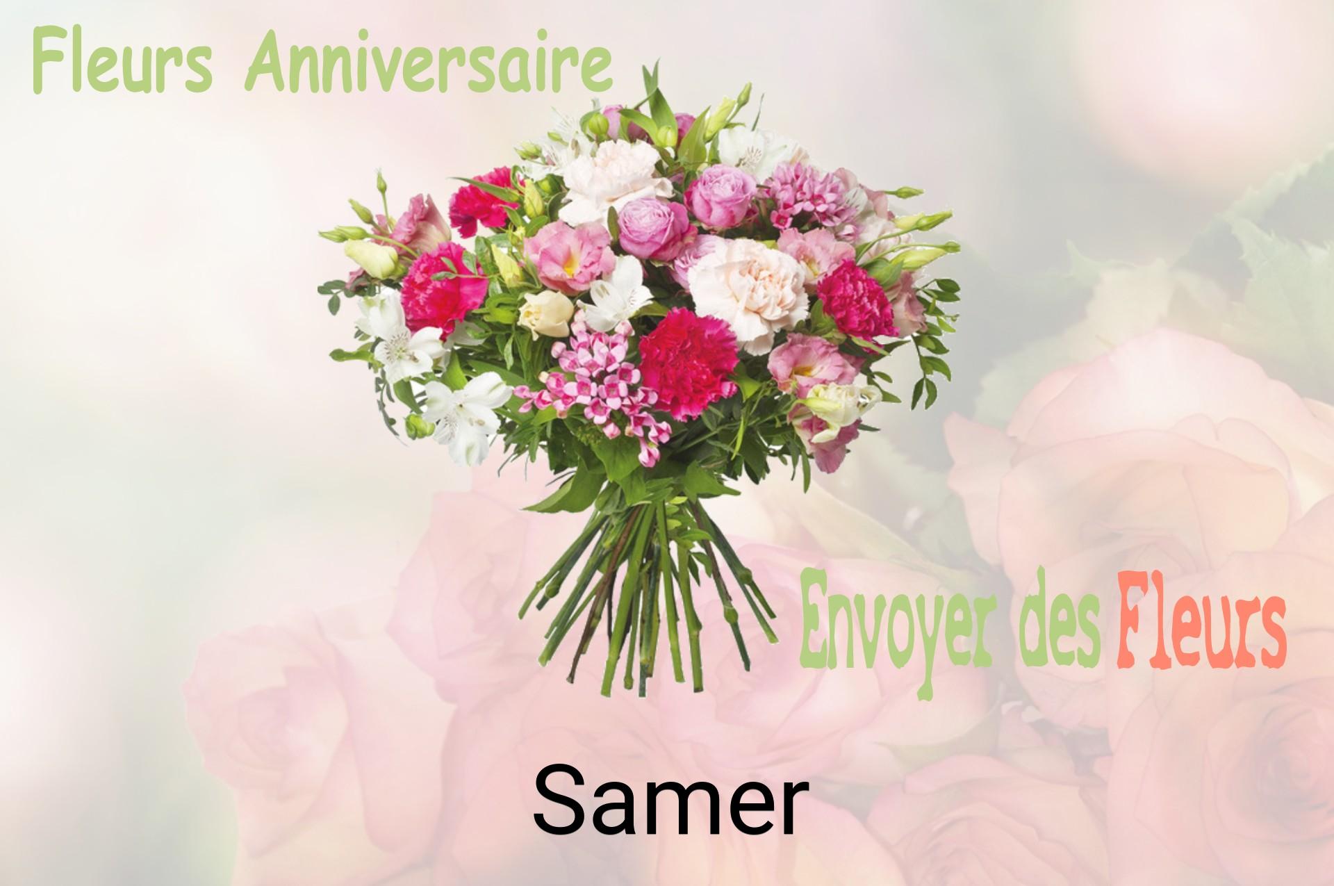 Bouquet de fleurs d’anniversaire livré à Samer